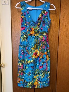 Kay Unger Silk Dress